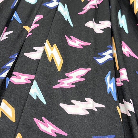 DotDotSmile Lucy Twirl Dress Lightning Bolt Print Dress Size 5/6 - Picture 3 of 5